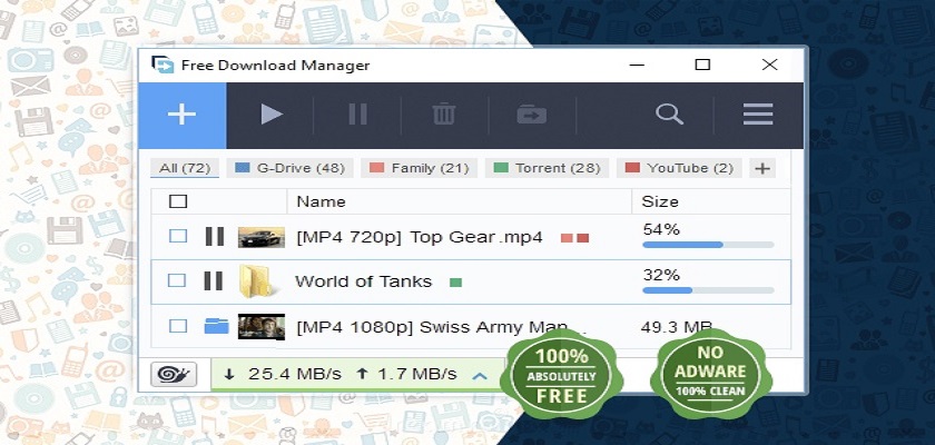 free download manager extension